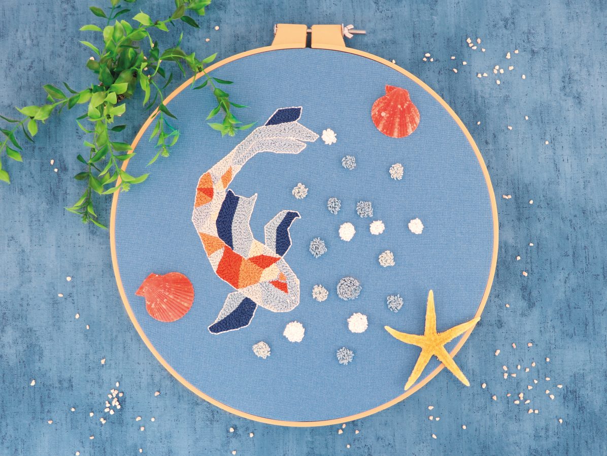 317_Punch Needle_Koi-Fisch 3
